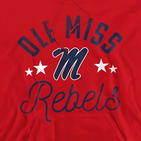 University of Mississippi Official Rebels Unisex Adult Pull-Over Hoodie in Saudi Arabia