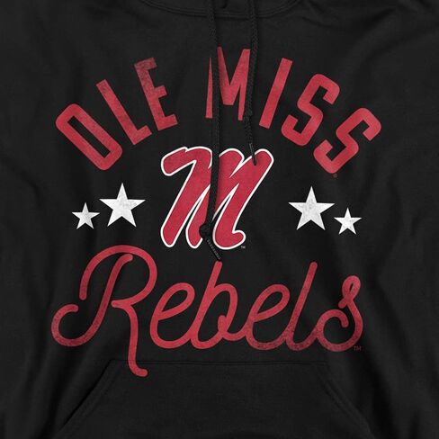 University of Mississippi Official Rebels Unisex Adult Pull-Over Hoodie in Saudi Arabia