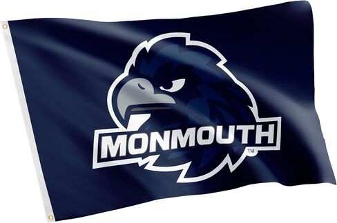 Desert Cactus Monmouth University Flag Hawks Banners 100% Polyester Indoor Outdoor 3x5 feet Flags (Style 1) in Saudi Arabia
