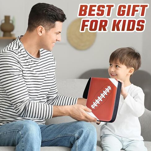 Baseball Card Binder 440 Pockets, Baseball Trading Cards Collection, 4-Pocket Sports Card Holder with 55 Pages Removable Sleeves and Zipper in Saudi Arabia