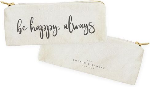 The Cotton & Canvas Co. Closed Eyelashes Small Cosmetic Case and Travel Pouch for Office and On the Go in Saudi Arabia