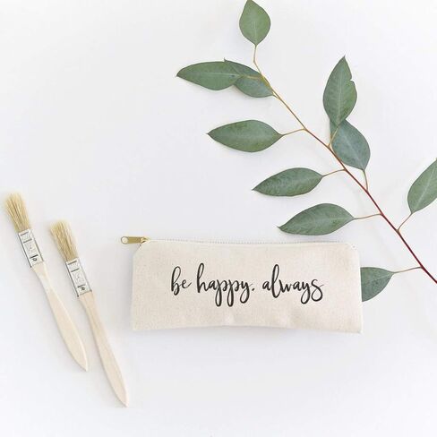 The Cotton & Canvas Co. Closed Eyelashes Small Cosmetic Case and Travel Pouch for Office and On the Go in Saudi Arabia