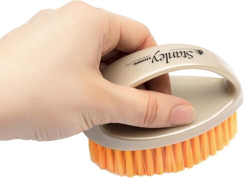Stanley Home Products Super Scrubby Scrub Brush - All Purpose Cleaning Scrubber w/ Looped Handle For Scrubbing Vegetables, Laundry, Shoes, Car & Tub - Deep Multi Surface Cleaning For Home & Business in Saudi Arabia