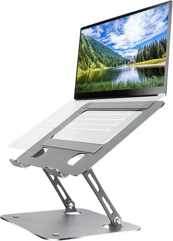 Laptop Stand with Cooling Fan, Adjustable Height, Portable, Suitable for All Laptops of 10"-17.3" in Saudi Arabia