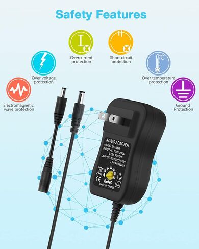 Aclorol مصدر طاقة عالمي 4V-24V 5A 120W محول طاقة AC/DC قابل للتعديل 100-240V AC إلى DC 24V 19V 12V 5V 9V 6V 5A 4A محول تحويل متغير الجهد مع محول قطبية و14 نصيحة in Kuwait