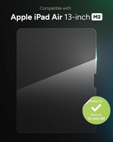 واقي شاشة ZAGG Fusion Canvas iPad Air 11 بوصة (M5)/ (M4)/ (M3)/ (M2) - سطح ملمس ورق غير لامع للرسم والكتابة - حماية هجينة مرنة، مقاوم للخدش والصدمات، سهل الاستخدام in Kuwait