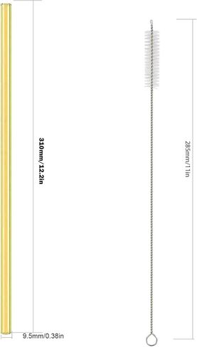 Clear Reusable Straws For Stanley 14 oz 20 oz 30 oz 40 oz Quencher H2.0 FlowState Tumblers, Highly Transparent Plastic Straws For Stanley Quencher Tumbler, 8-Pack with 2Pcs Cleaning Brush in Saudi Arabia