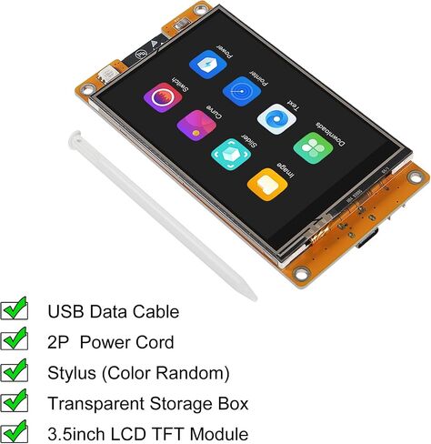 AITRIP 1 PACK ESP32 Development Board ESP32-2432S028R WiFi Bluetooth 2.8 بوصة 240X320 شاشة ذكية TFT وحدة شاشة تعمل باللمس لاردوينو in Saudi Arabia