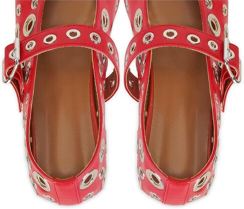 MICIFA White Ballet Flats for Women Mesh Mary Jane Flats Womens Buckle Flats Shoes Round Toe Comfy Dressy Casual Office Summer Ballerina Flat Shoes Beige in Saudi Arabia