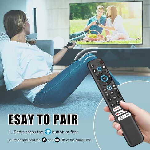 【Pack of 2】 IR Remote for All Hisense TV Remote, Replacement Remote Control for Hisense Smart Google TV，for Hisense UHD 4K ULED Google TVs Series in Saudi Arabia