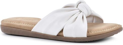 CLIFFS BY WHITE MOUNTAIN Women's Favorite Knotted Slide Sandal in Kuwait