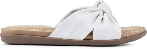 CLIFFS BY WHITE MOUNTAIN Women's Favorite Knotted Slide Sandal in Kuwait