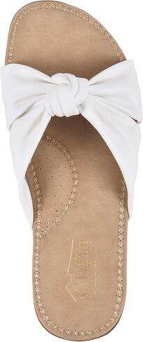 CLIFFS BY WHITE MOUNTAIN Women's Favorite Knotted Slide Sandal in Kuwait
