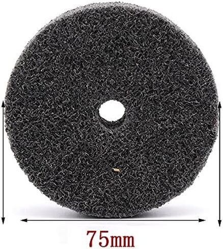 10PCS 3 Inch Fiber Polishing Buffing Wheels Pad Abrasive Tool Grinding Disc Wheel Buffer Replacement for Drill, Grinder, Metal Polishing, Buffing Machine in Saudi Arabia