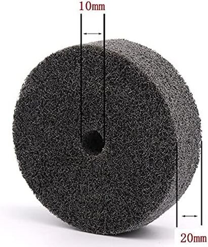10PCS 3 Inch Fiber Polishing Buffing Wheels Pad Abrasive Tool Grinding Disc Wheel Buffer Replacement for Drill, Grinder, Metal Polishing, Buffing Machine in Saudi Arabia