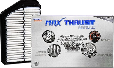 Spearhead Max Thrust Performance Engine Air Filter For All Mileage Vehicles - Increases Power & Improves Acceleration (MT-171) in Kuwait