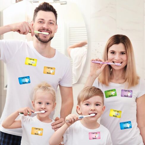 60 Pcs I Lost a Tooth Stickers Lost Tooth Stickers Dental Stickers Tooth Fairy Stickers Tooth Stickers for Boys and Girls Tooth Fairy Box Decor in Kuwait