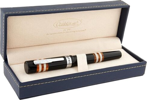Conklin Toledo Fountain pen Orange, Stub Nib - Exquisite Luxury Pen for Men & Women – Perfect for Office, Business, School, Gifts, Journaling, and Autographs in Saudi Arabia