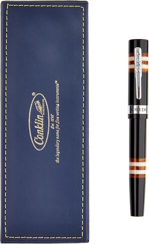 Conklin Toledo Fountain pen Orange, Stub Nib - Exquisite Luxury Pen for Men & Women – Perfect for Office, Business, School, Gifts, Journaling, and Autographs in Saudi Arabia