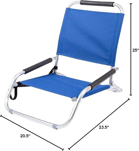 Stansport Aluminum Beach Chair Blue G-6-50 in Saudi Arabia