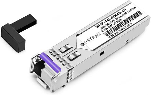 1000BASE-BX-U BiDi SFP وحدة الإرسال والاستقبال الضوئية المتوافقة مع Cisco MGBBX1 1310nm-TX/1490nm-RX 20km DOM Simplex LC SMF in Kuwait