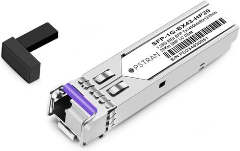 1000BASE-BX-U BiDi SFP وحدة الإرسال والاستقبال الضوئية المتوافقة مع Cisco MGBBX1 1310nm-TX/1490nm-RX 20km DOM Simplex LC SMF in Kuwait