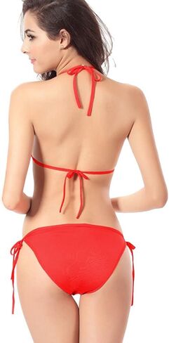 LerBen Women Sexy Halter Swimsuit Swimwear Bikini Set Bathing Suit Beachwear in Saudi Arabia