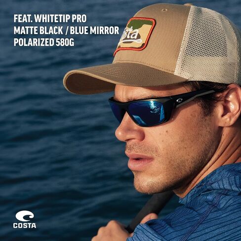 Costa Del Mar Men's Whitetip Pro Rectangular Sunglasses in Saudi Arabia