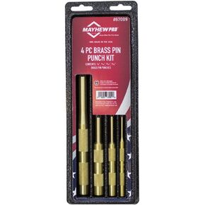Mayhew Tools 67008 Brass Pin Punch, 12-Piece Set in Kuwait