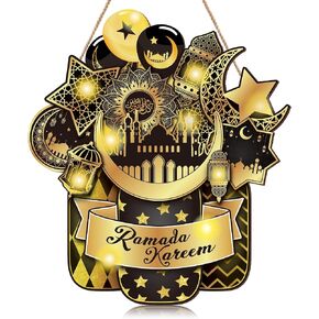 Black and Gold Happy New Year Gnome Door Sign Glitter 2024 New Year's Eve Wooden Plaque Christmas Holiday Party Wreath Indoor Wall Front Door Hanging Xmas Decoration in Saudi Arabia