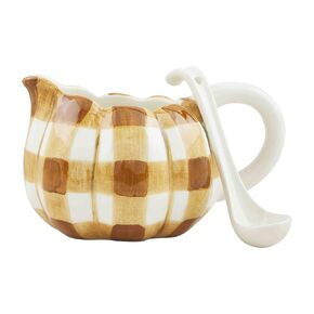 Mud Pie Gather Gravy Boat Set, Orange