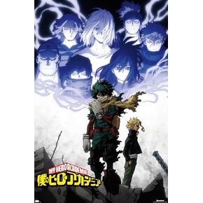 Trends International My Hero Academia: Season 6 - Key Art 2 Wall Poster, 22.37" x 34.00", Unframed Version