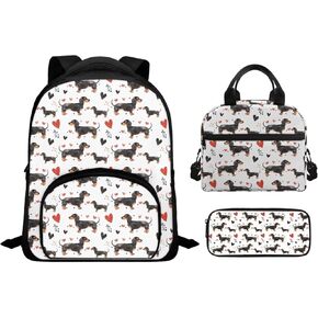 Trippy Galaxy Backpack for Boys Girls Solar System School Backpack Sets with Lunch Box Pencil Case Lightweight 12 Inch Bookpack 3 in 1 Set for Teens Preschool Elementary School Students