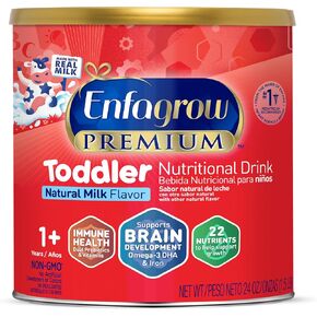 Enfagrow Toddler Next Step Toddler Milk Drink Powder, Natural Milk Flavor, 24 oz (Pack of 4)
