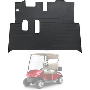 KEMIMOTO Golf Cart Floor Mat Compatible with EZGO RXV2008-2022 2Five 2009+ Full Coverage Floor Liner for Golf Cart All Black