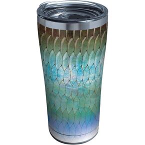 بهلوان معزول بنمط Tervis Tarpon، سعة 20 أونصة، غطاء منزلق شفاف وأسود