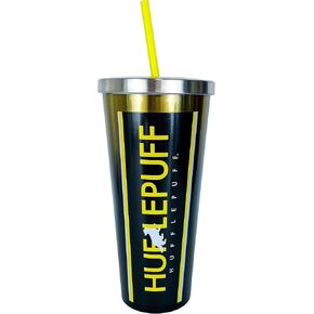 Spoontiques Harry Potter Stainless Steel Cup with Straw - Stainless Steel Drinkware Tumbler - 20 Oz - Ravenclaw