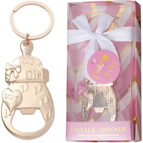 set of 24 Baby shower bottle opener, Baby Shower, Baby Bath, Gift for guests (Pink)