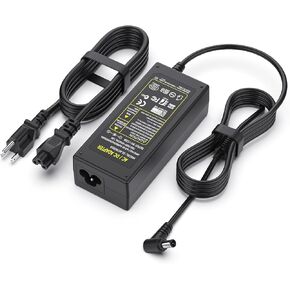 12v Monitor Power Cable AC Adapter for Sceptre LG Monitor Power Cord,Compatible Sceptre Series 32" 30" 27" 24" 22" 20" 19" E248W E225W E205W E275W Monitor LED Strip Light CCTV Cameras