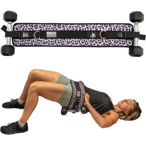 Hip Thrust Belt - Hip Thrust Belt for Dumbbells, Booty Belt for Hip Thrust Slip-Resistant Padding, Slip Resistance Padding Weight Lifting Belt for Women - Belt is Compatible with Kettlebells, Plates, Dumbbells & More