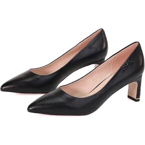 أحذية نسائية بكعب | إصبع مغلق| منتصف الكعب | كعب مدبب عند الأصابع | مكتب الأعمال الكعب | حذاء جلدي مريح للنساء in Kuwait