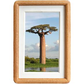 5x7 Natural Wood Photo Frames Small Picture Frame Wooden Photo Frame Tabletop Picture Frame Vertical or Horizontal Display Rustic Walnut Picture Frame for Home Office Decor
