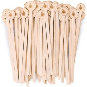 HANSGO 150PCS Coffee Stirrers, Wooden Stir Sticks with Round Ends 5.9 Inch Wood Beverage Mixer for Coffee Cocktails Milk Tea
