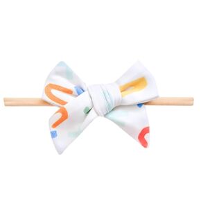 Copper Pearl Baby Bows: Stylish Headbands for Baby Girls, Premium Soft and Stretchy Baby Headbands, Perfect for Newborns, Trendy Designs - Clay