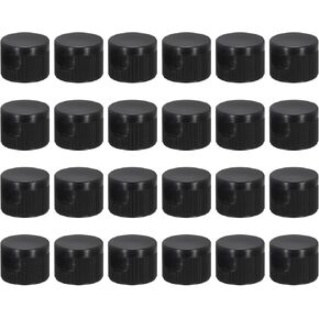 PATIKIL 20/410 Bottle Emptying Cap, 24pcs Plastic Replacement Flip It Top Dispensing Caps for Squeeze Shampoo and Lotion Bottles