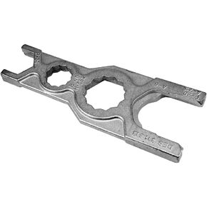Sloan A-50 Super Wrench, 7-3/4" - Ideal for Servicing and Installing Flushometers - Multiple Wrenches in One Ergonomic Design - Smooth Jawed Spud Wrench, 0301255