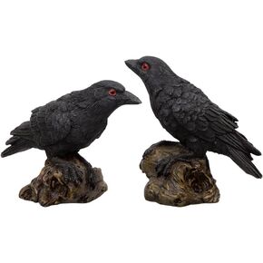 Kheops Raven Figurines (Set of 2)
