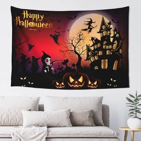 FINOWIN Merry Christmas Tree Wall Tapestry,Snowman Tapestry Hanging background,Xmas New Year Winter Party Backdrop,Tapestry Wall Decor for Living Room Bedroom Dorm, 60x40 Inches