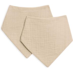 Colored Organics - 2-Pack Organic Cotton Baby Bibs - Bibs for Baby Girls & Boys