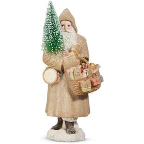 Raz Imports Christmas Vintage Belsnickel Figurine, 12-inch Height, Holiday Decoration